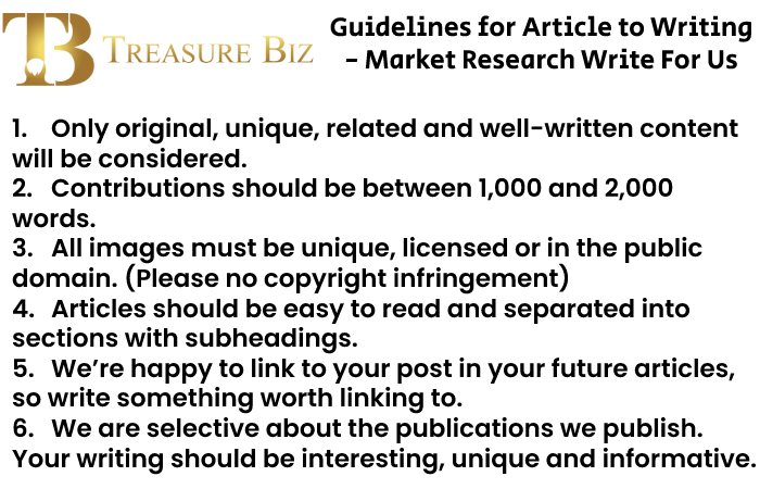 Guidelines for Article to Writing - Market Research Write For Us