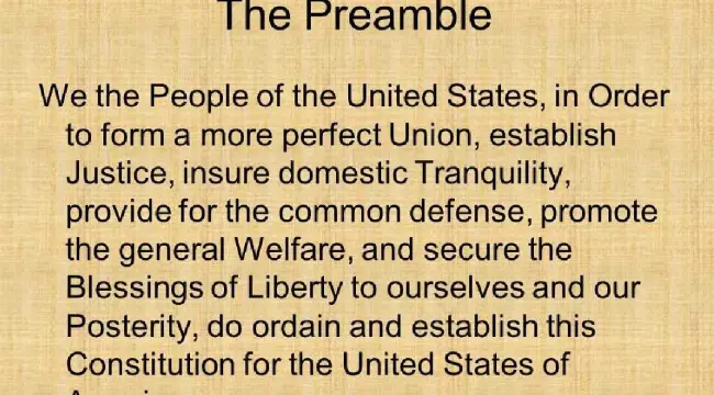 The Preamble to the United States Constitution [2024]